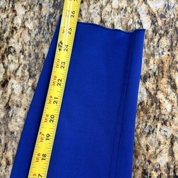 Worth New York Blue Wool Blend Longline Relaxed Fit Blazer Jacket Size L - Picture 9 of 11